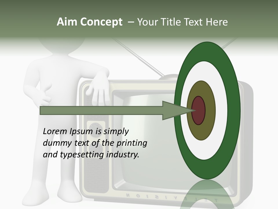Media People Equipment PowerPoint Template