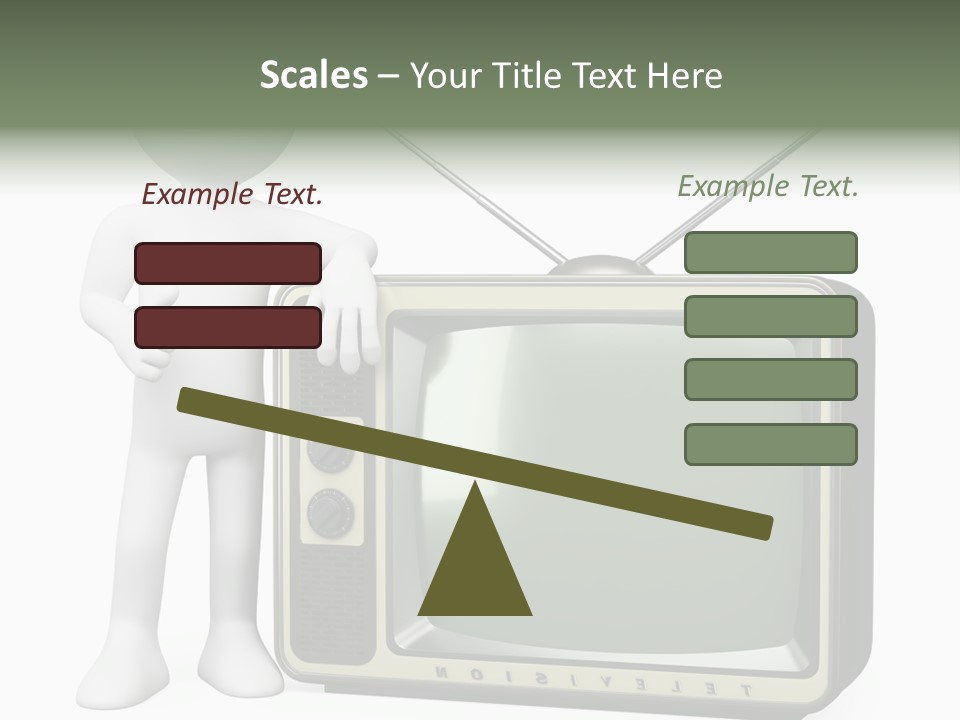 Media People Equipment PowerPoint Template