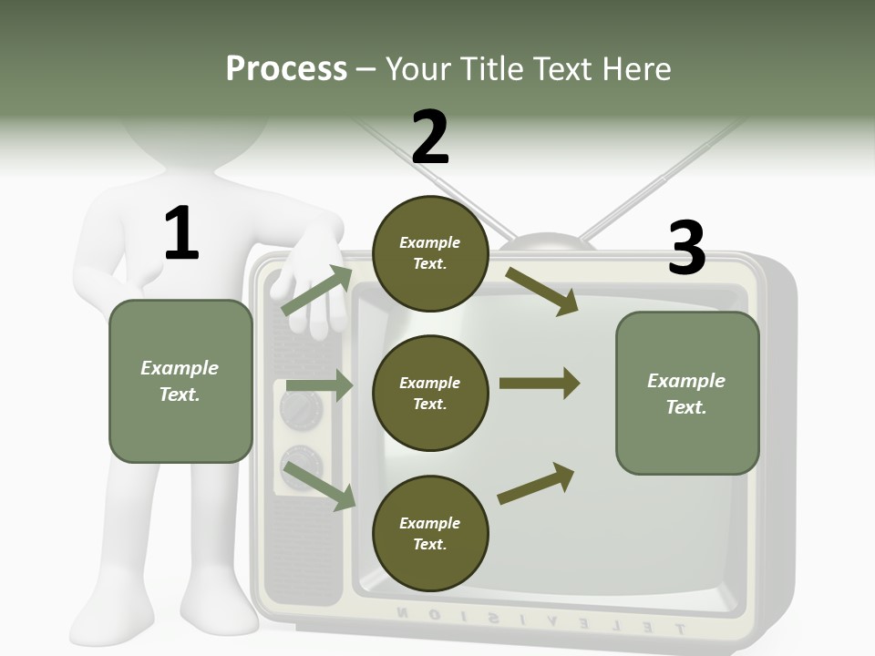 Media People Equipment PowerPoint Template