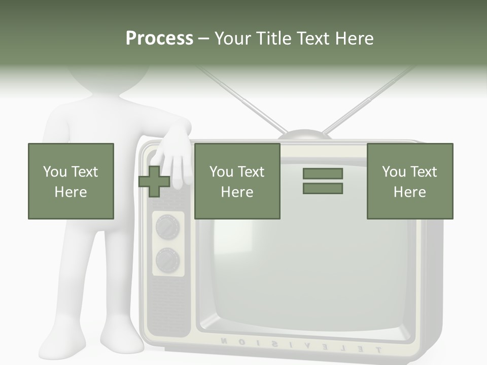 Media People Equipment PowerPoint Template
