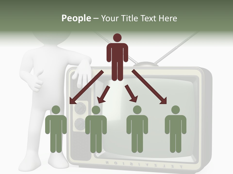 Media People Equipment PowerPoint Template