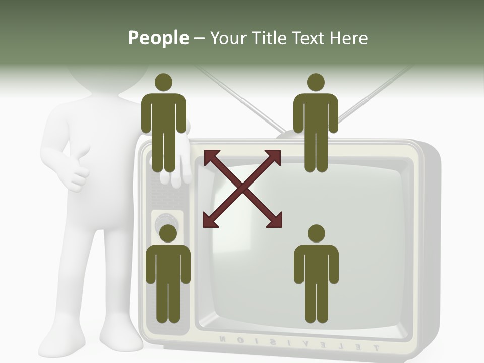 Media People Equipment PowerPoint Template