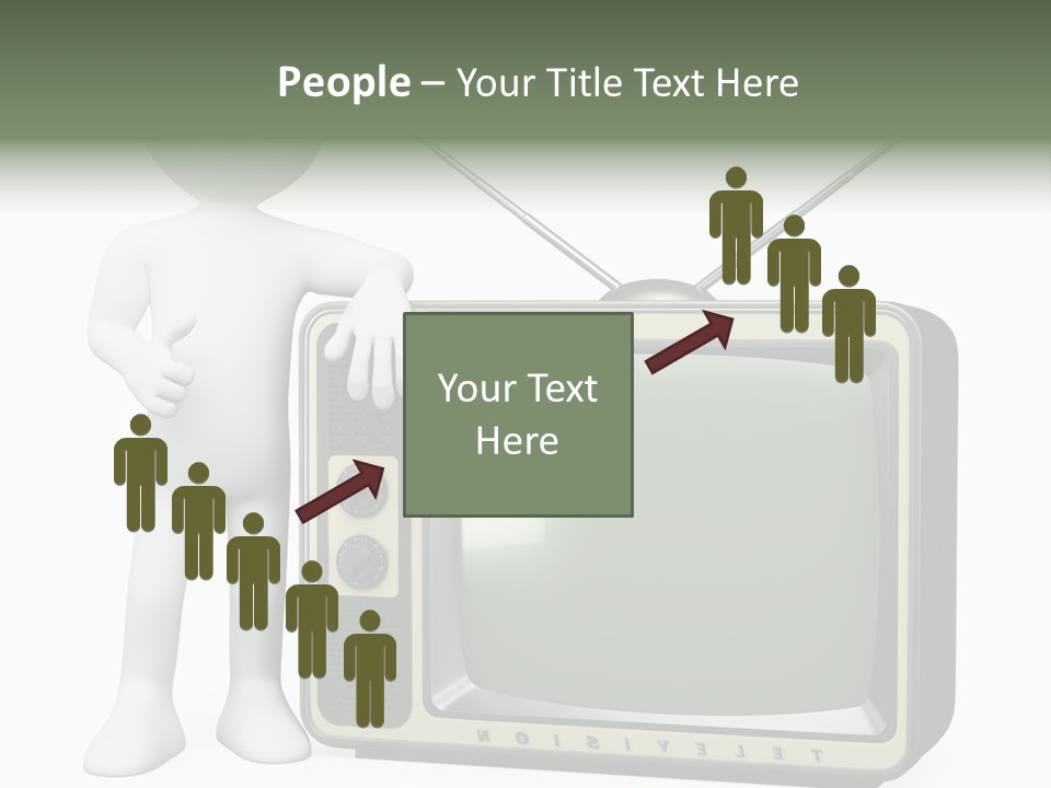 Media People Equipment PowerPoint Template