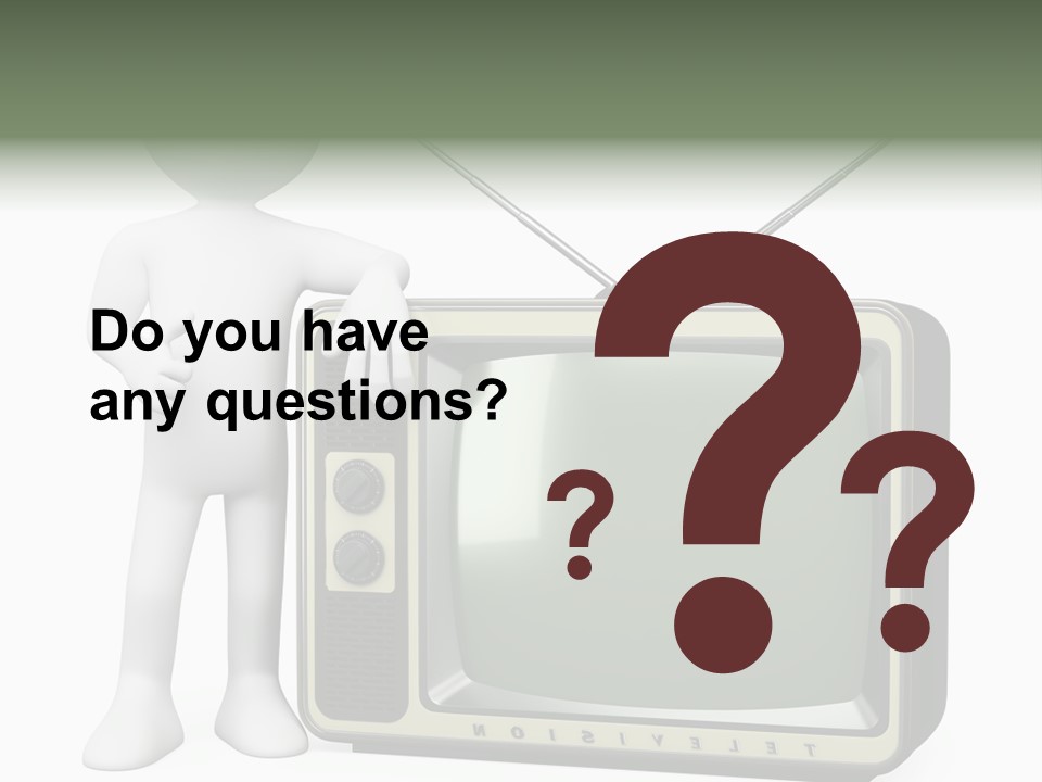 Media People Equipment PowerPoint Template