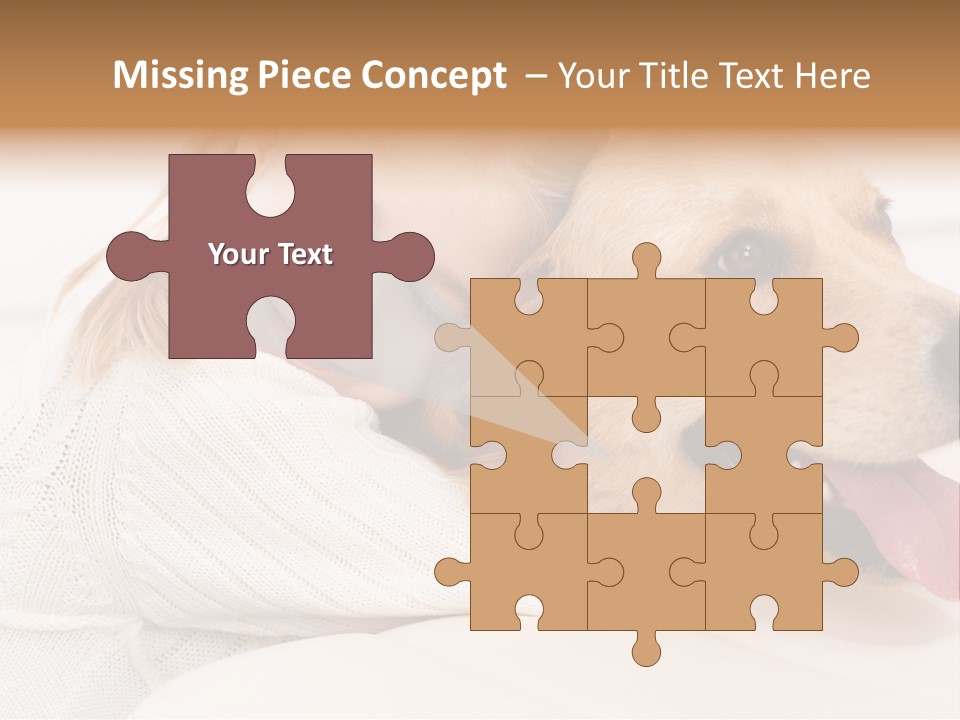 Pet Face Caucasian PowerPoint Template