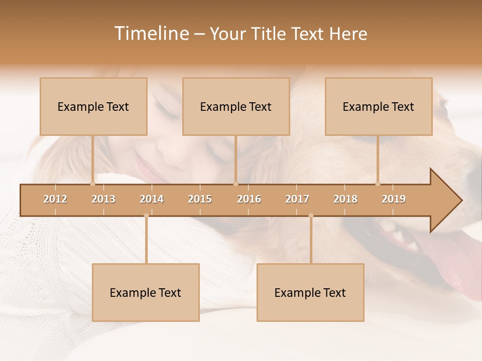 Pet Face Caucasian PowerPoint Template
