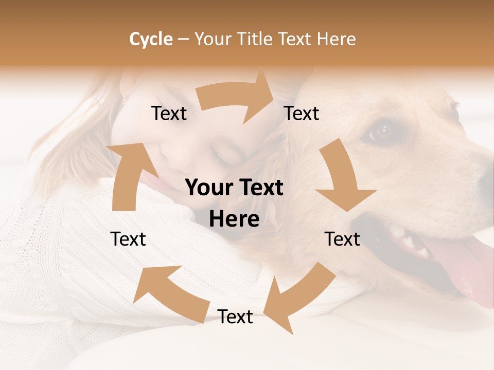 Pet Face Caucasian PowerPoint Template