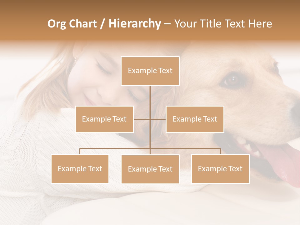 Pet Face Caucasian PowerPoint Template