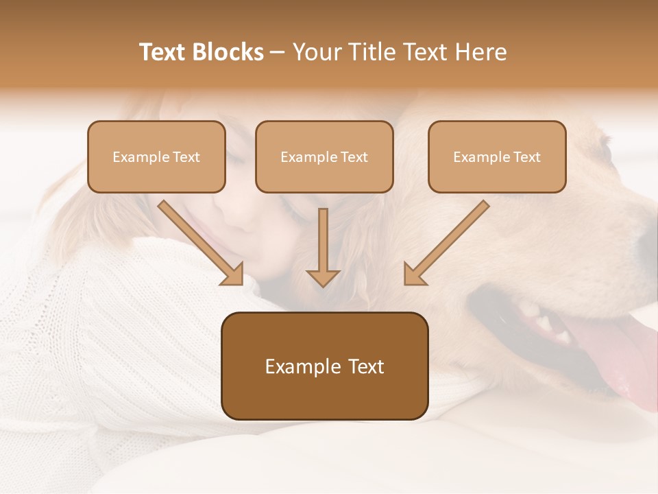 Pet Face Caucasian PowerPoint Template