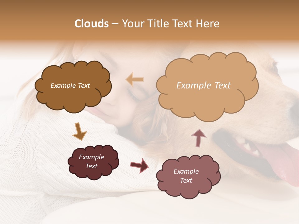 Pet Face Caucasian PowerPoint Template