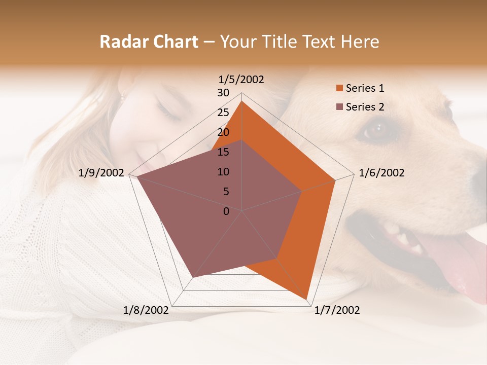 Pet Face Caucasian PowerPoint Template
