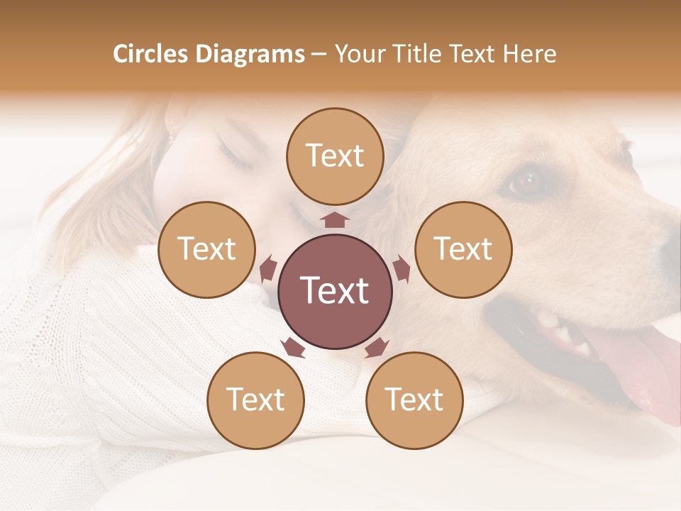 Pet Face Caucasian PowerPoint Template