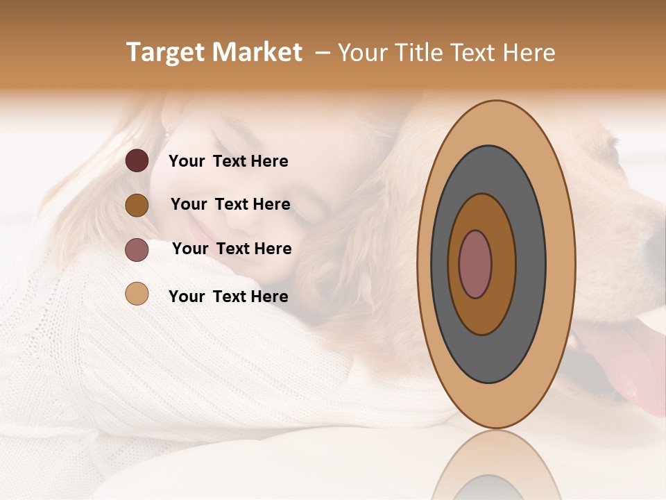 Pet Face Caucasian PowerPoint Template