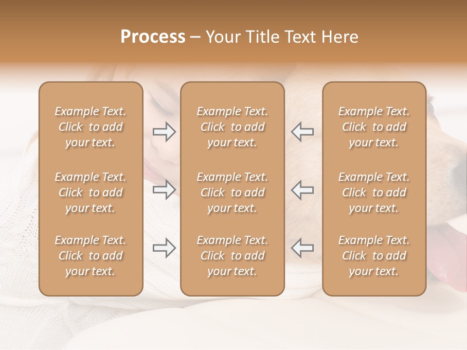 Pet Face Caucasian PowerPoint Template
