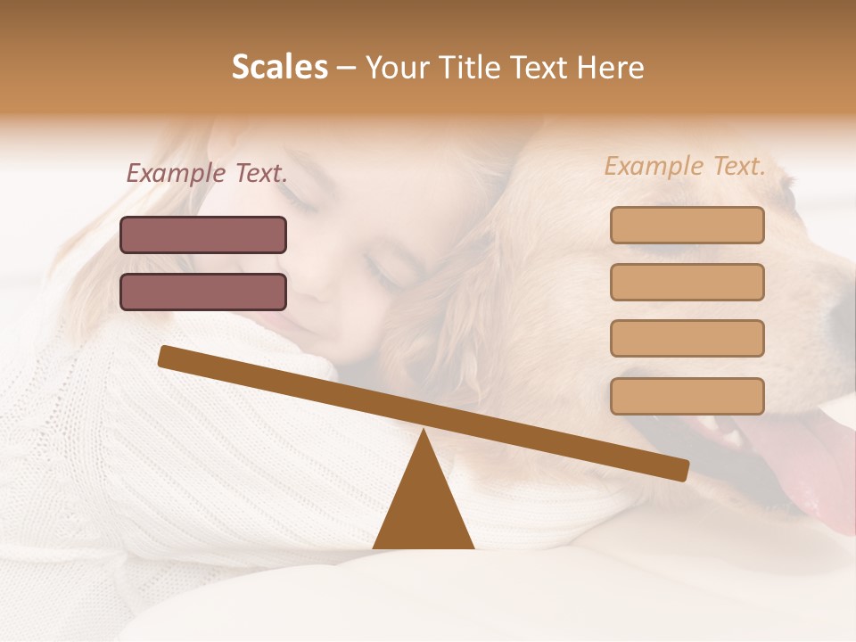 Pet Face Caucasian PowerPoint Template