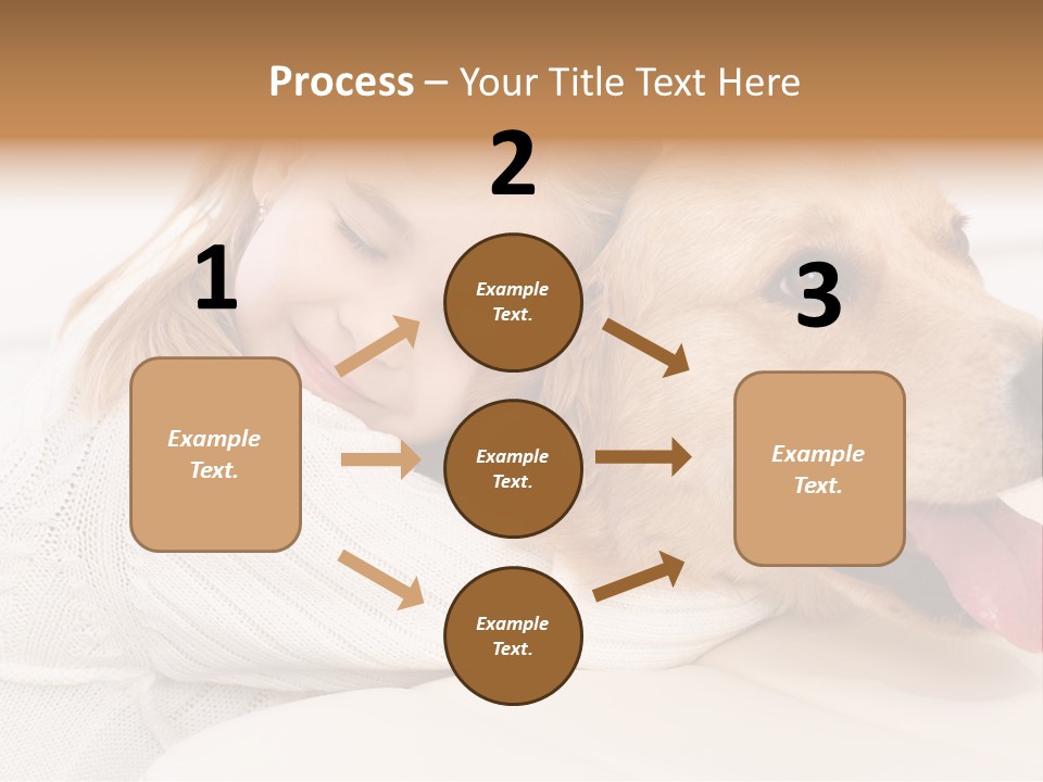 Pet Face Caucasian PowerPoint Template