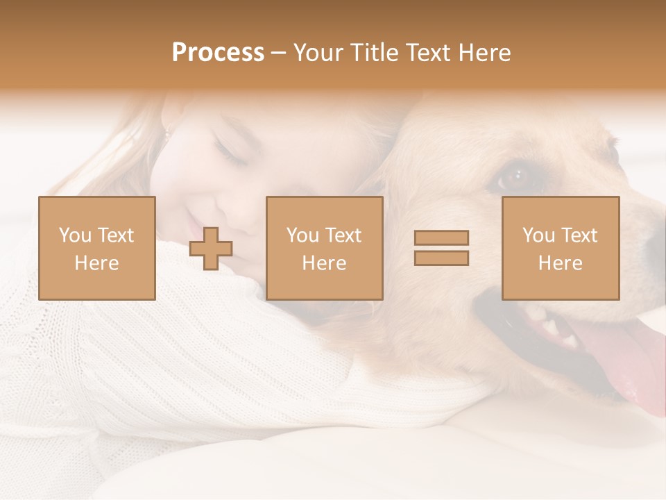 Pet Face Caucasian PowerPoint Template