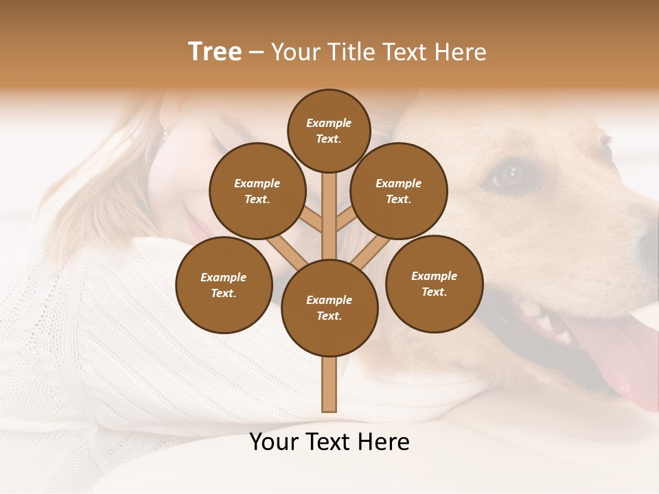Pet Face Caucasian PowerPoint Template