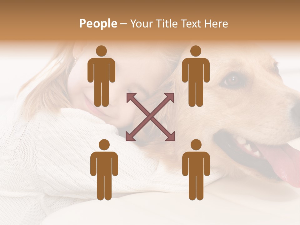 Pet Face Caucasian PowerPoint Template