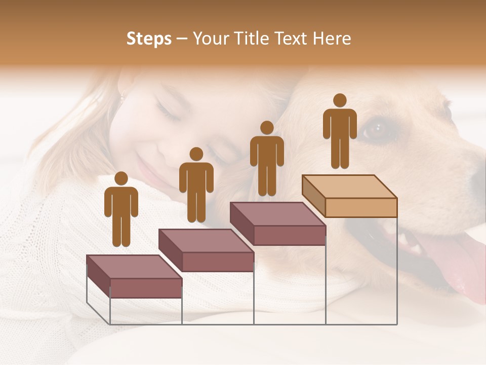 Pet Face Caucasian PowerPoint Template