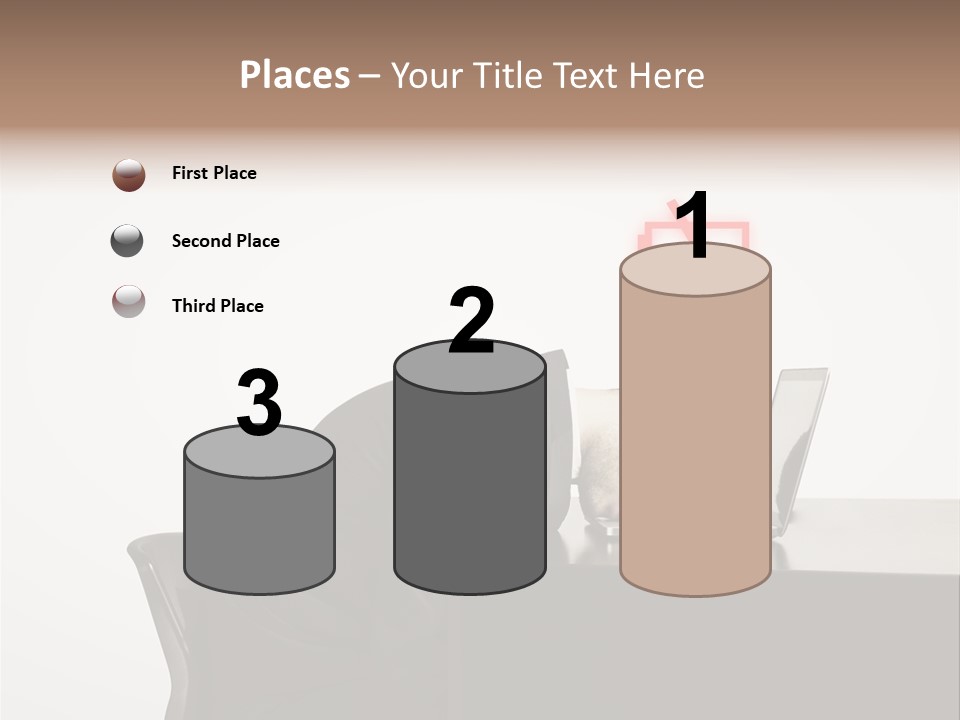Office One Looking PowerPoint Template