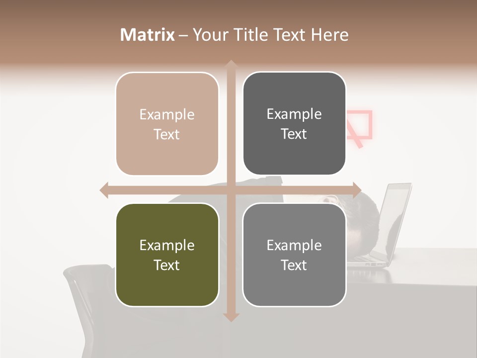 Office One Looking PowerPoint Template