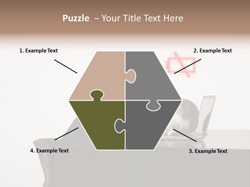 Office One Looking PowerPoint Template