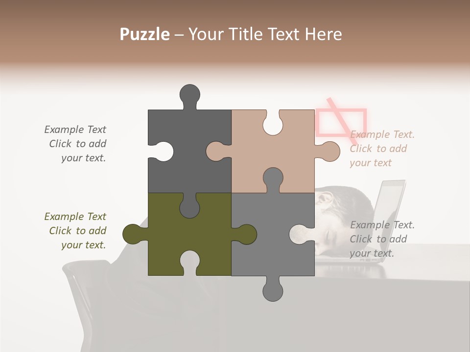 Office One Looking PowerPoint Template