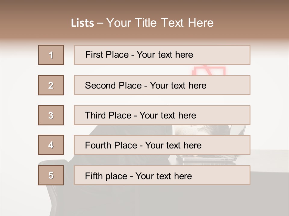 Office One Looking PowerPoint Template