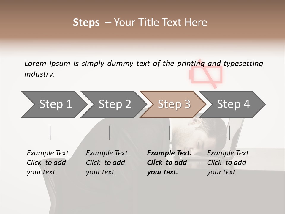Office One Looking PowerPoint Template