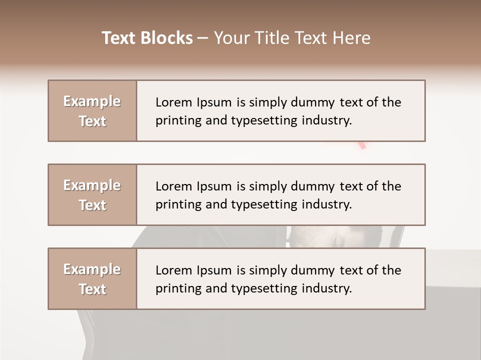 Office One Looking PowerPoint Template
