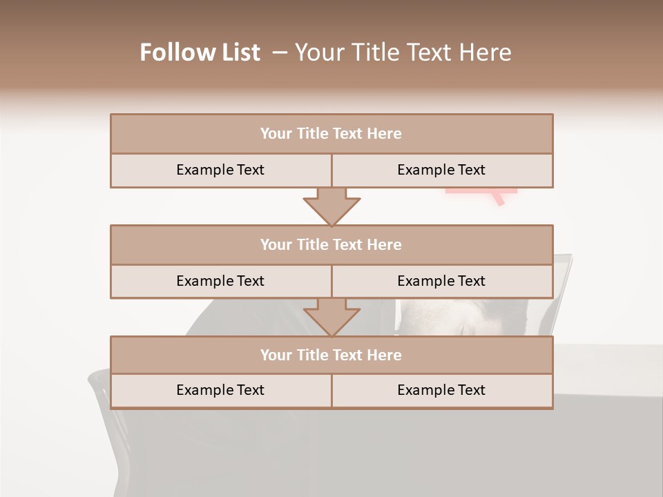Office One Looking PowerPoint Template