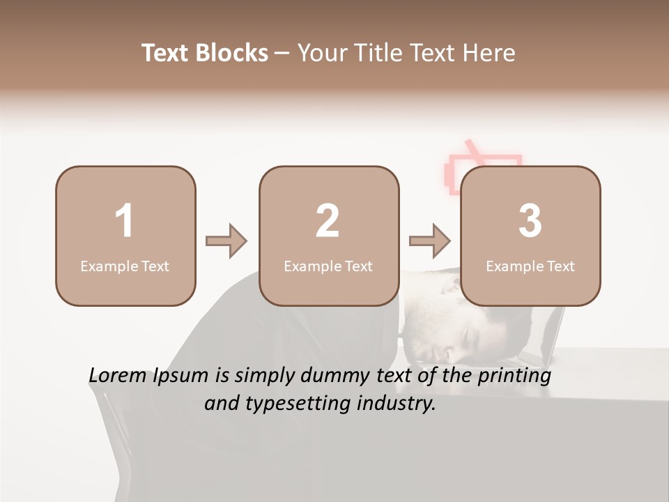 Office One Looking PowerPoint Template
