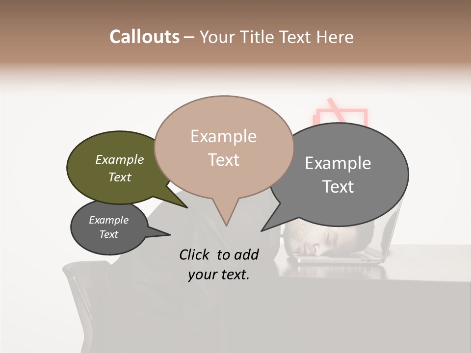 Office One Looking PowerPoint Template