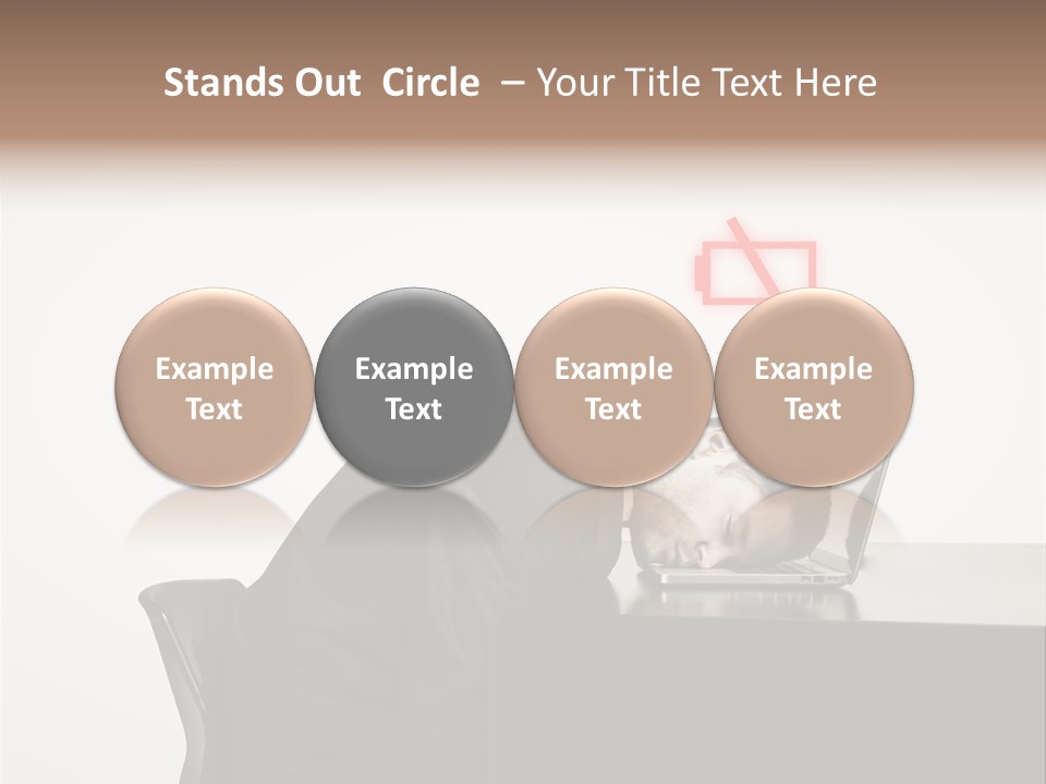 Office One Looking PowerPoint Template