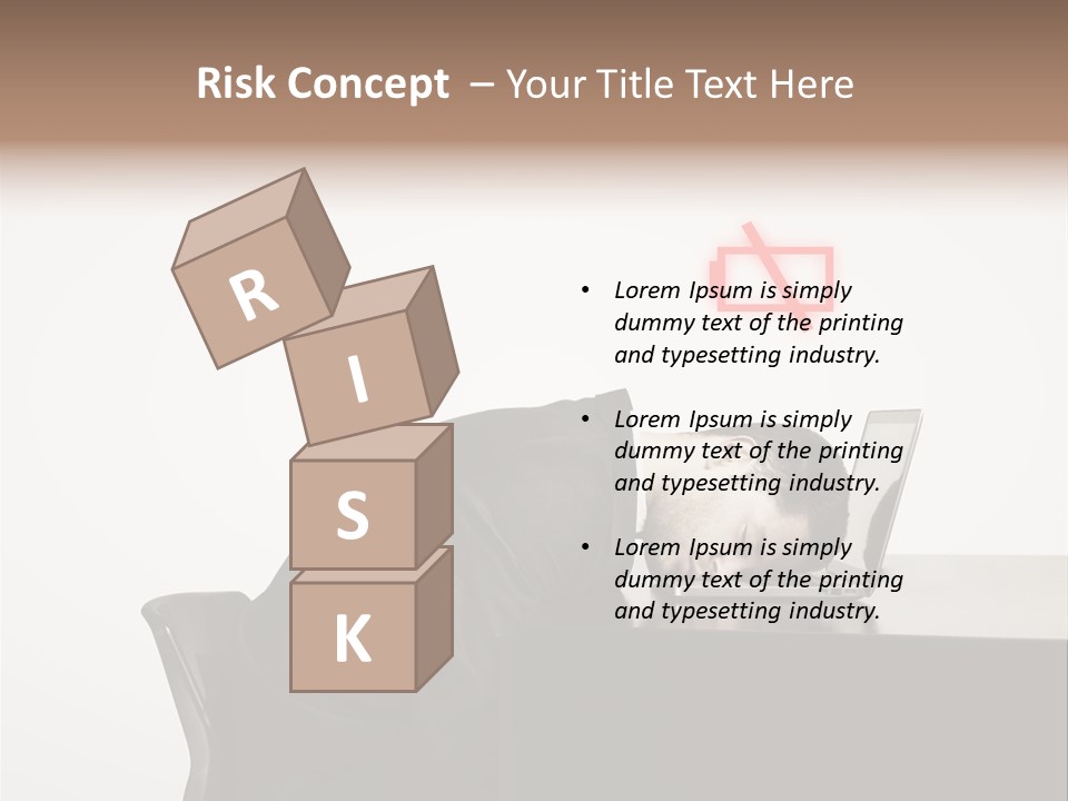 Office One Looking PowerPoint Template