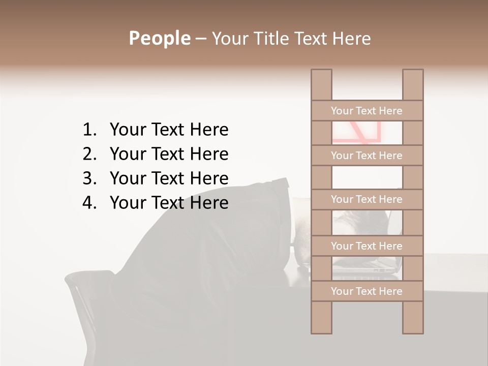Office One Looking PowerPoint Template