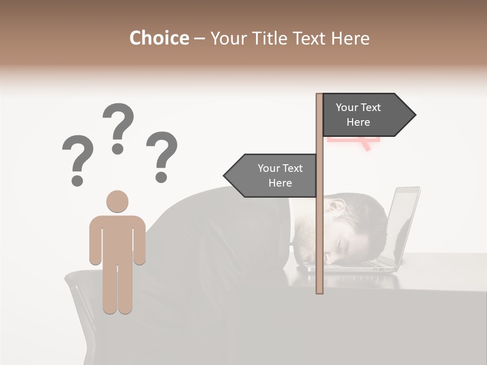 Office One Looking PowerPoint Template