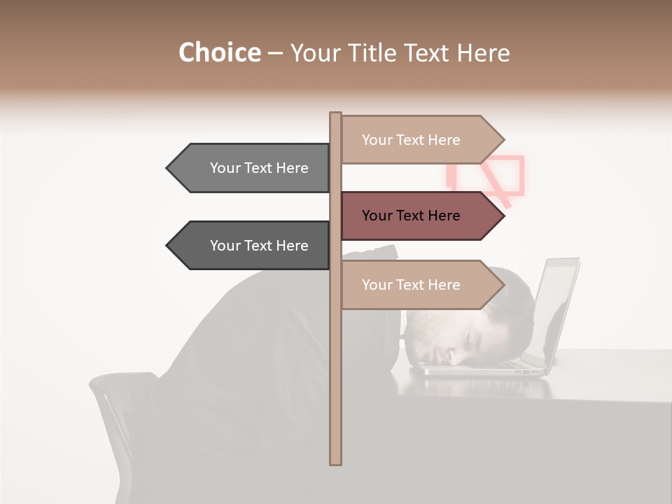 Office One Looking PowerPoint Template