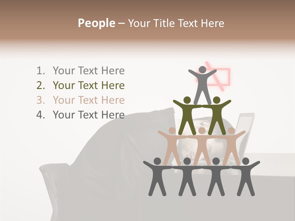 Office One Looking PowerPoint Template