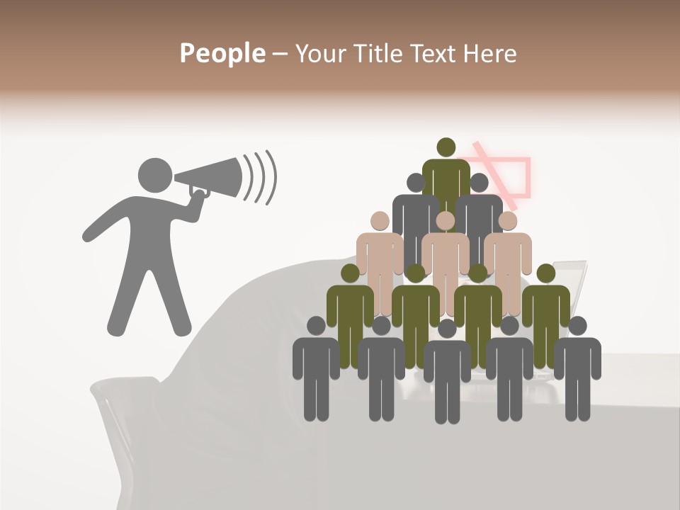 Office One Looking PowerPoint Template