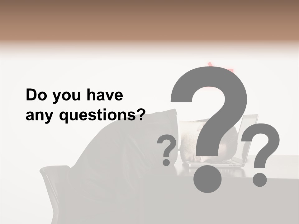 Office One Looking PowerPoint Template