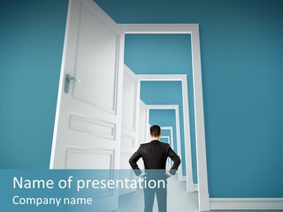 Person Preschool Reading PowerPoint Template