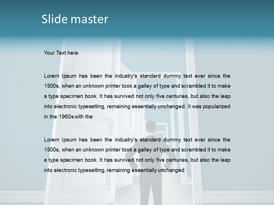 Person Preschool Reading PowerPoint Template