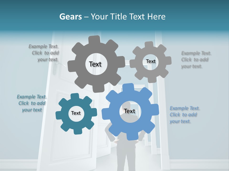 Person Preschool Reading PowerPoint Template