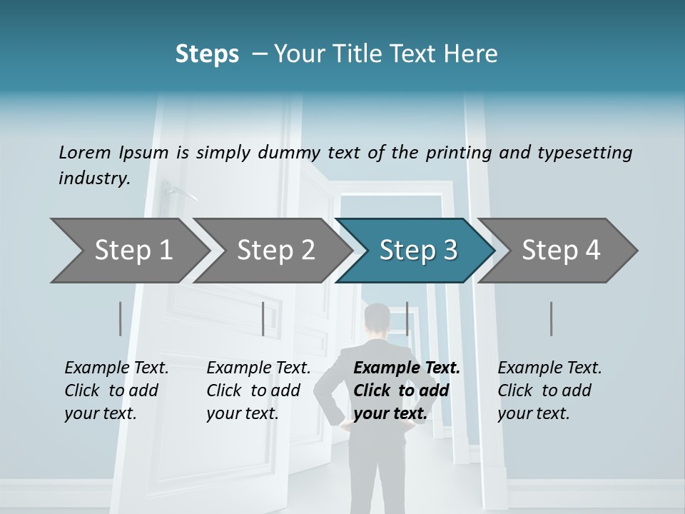 Person Preschool Reading PowerPoint Template