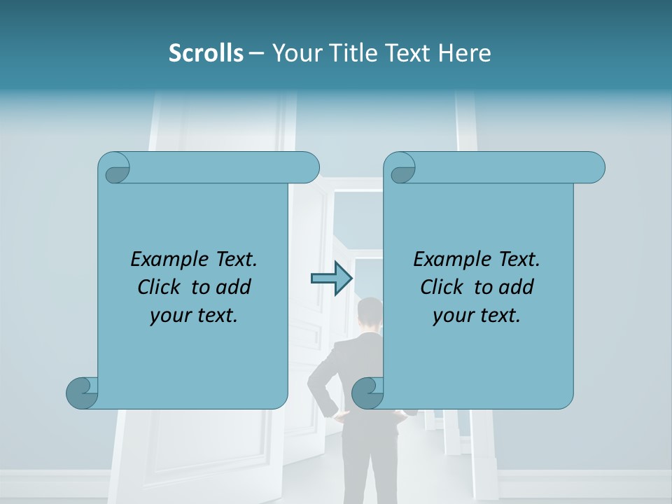 Person Preschool Reading PowerPoint Template
