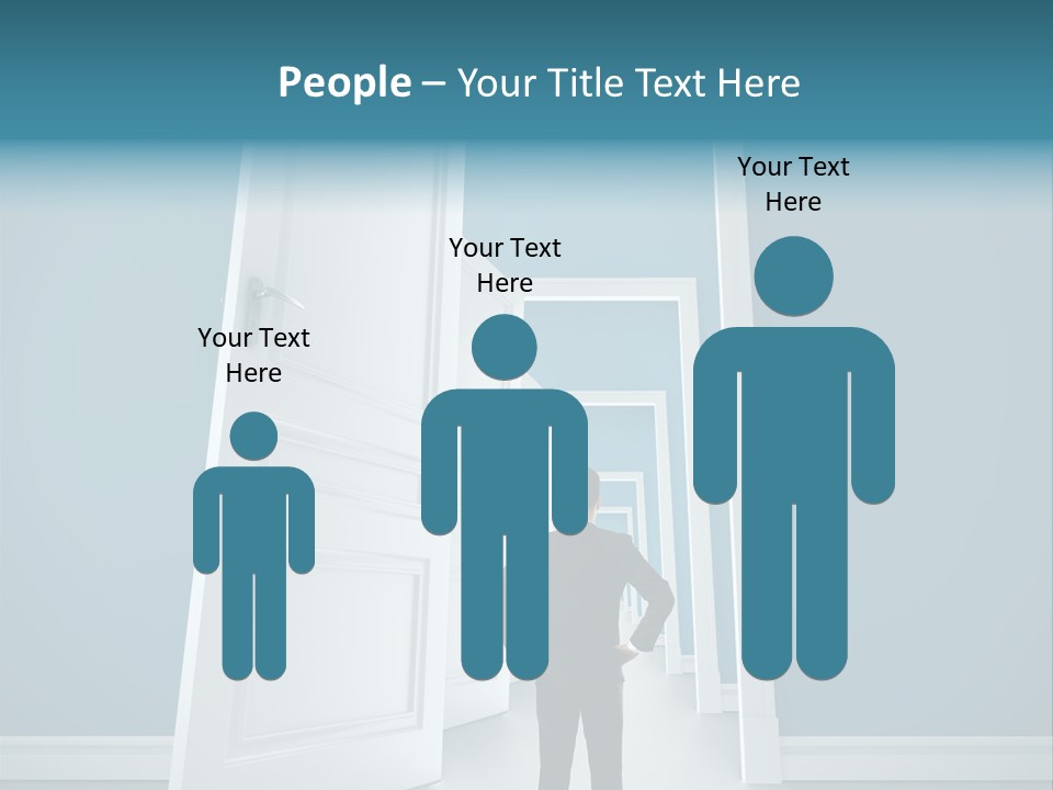 Person Preschool Reading PowerPoint Template