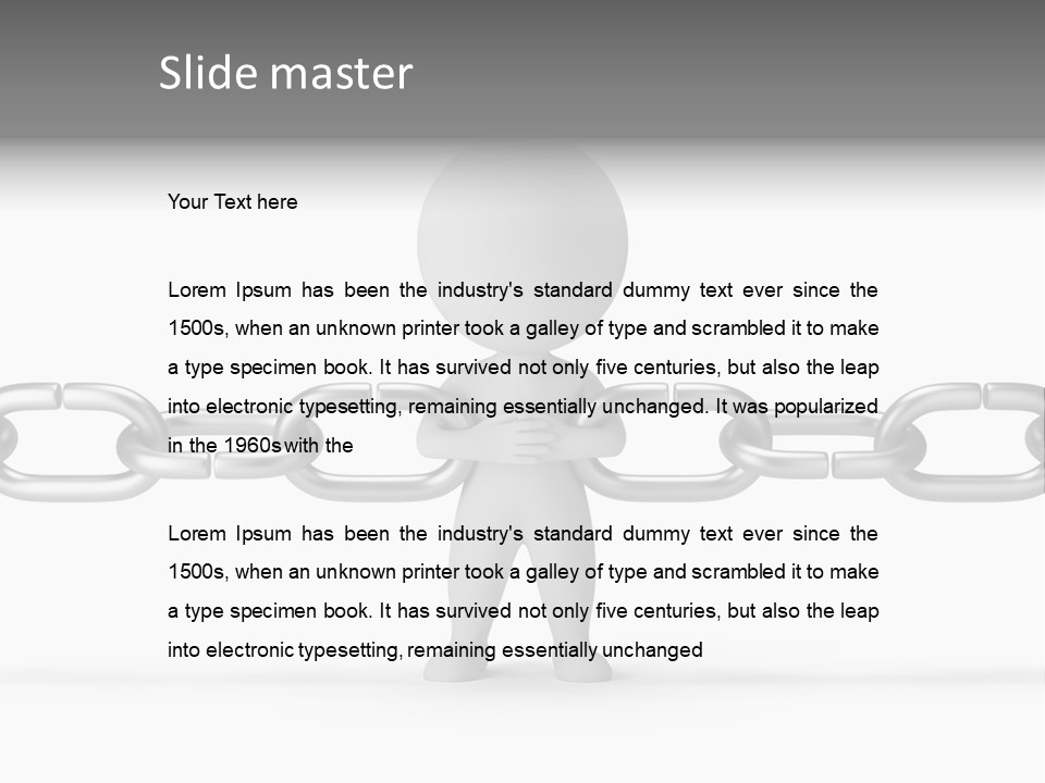 Figure Unite Power PowerPoint Template