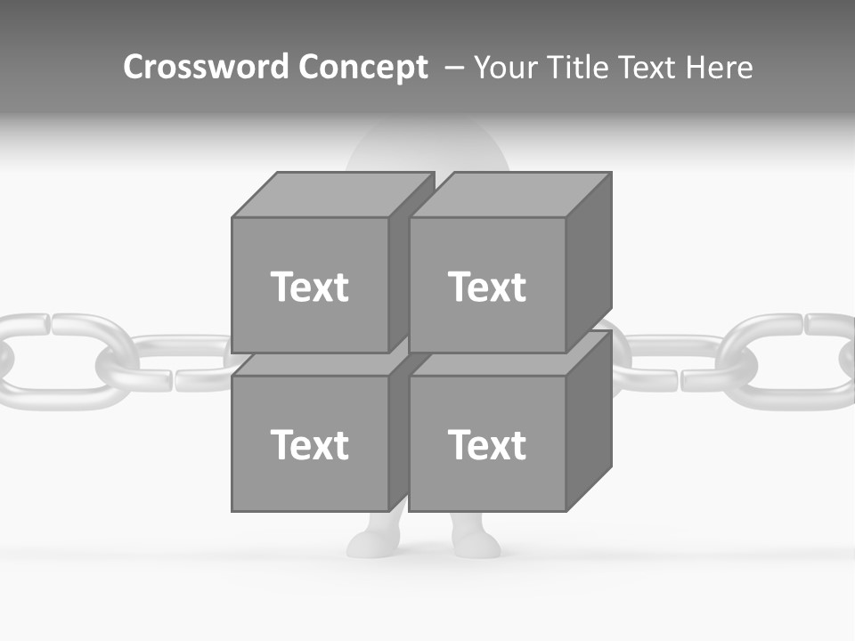 Figure Unite Power PowerPoint Template